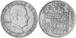 World Coins - Coin, Monaco, Rainier III, Franc, 1977, , Nickel, KM:140, Gadoury:MC