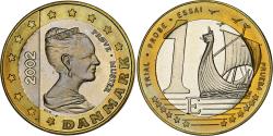 World Coins - Denmark, Euro, Fantasy euro patterns, Essai-Trial, Proof, 2002, Bi-Metallic
