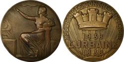 World Coins - France, Medal, Centenaire des Assurances l'Urbaine, 1938, Bazor,