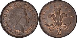 World Coins - Great Britain, 2 Pence, 2002