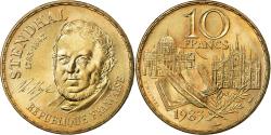 World Coins - Coin, France, Stendhal, 10 Francs, 1983, , Nickel-Bronze, KM:953
