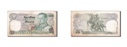 World Coins - Thailand, 20 Baht, 1981, KM #88, F(12-15), 3 H 4580986