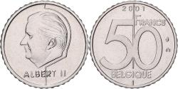 World Coins - Belgium, Albert II, 50 Francs, 2001, Brussels, Nickel, , KM:193