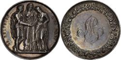 World Coins - France, Medal, Mariage, La Religion les Unit, 1860, Silver, Depaulis,