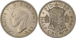 World Coins - United Kingdom, George VI, 1/2 Crown, 1949, London, Copper-nickel,