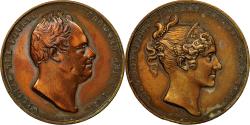 World Coins - United Kingdom , Medal, Couronnement de William IV, Adélaïde, 1831, Wyon