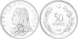 World Coins - Coin, Turkey, 50 Kurus, 1975