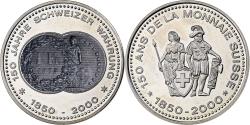 World Coins - Switzerland, Medal, 150 Ans de la Monnaie Suisse, 1 Franc, 2000, Copper-nickel