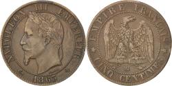 World Coins - Coin, France, Napoleon III, Napoléon III, 5 Centimes, 1863, Strasbourg