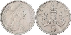 World Coins - Great Britain, Elizabeth II, 5 New Pence, 1975, Copper-nickel, , KM:911