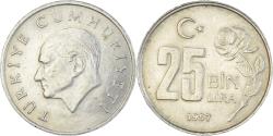 World Coins - Coin, Turkey, 25000 Lira, 25 Bin Lira, 1997