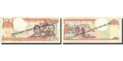 World Coins - Banknote, Dominican Republic, 100 Pesos Oro, 2001, 2001, Specimen, KM:167s2
