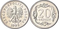 World Coins - Coin, Poland, 20 Groszy, 1992, Warsaw, , Copper-nickel, KM:280