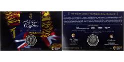 World Coins - British Antarctic Territory, Charles III, 50 Pence, Accession to the throne