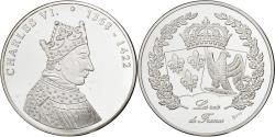 World Coins - France, Medal, Charles VI, History, , Silver