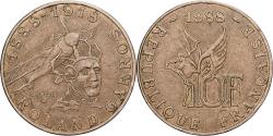 World Coins - France, Roland Garros, 10 Francs, 1988, , Aluminum-Bronze, KM:965