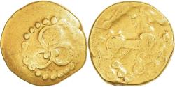 Ancient Coins - Treviri, 1/4 Statère au triskèle, 2nd century BC, Gold,