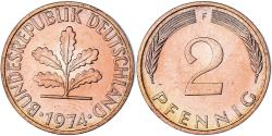 World Coins - Coin, GERMANY - FEDERAL REPUBLIC, 2 Pfennig, 1974, Stuttgart, , Copper