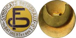 World Coins - France, Medal, Syndicats Patronaux du Bâtiment et des Travaux Publics, Brass