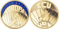 World Coins - France, Token, Ecu Europa, 1999, , Copper Gilt