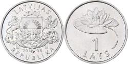 World Coins - Latvia, Lats, 2008, Copper-nickel, , KM:92