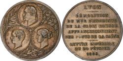 World Coins - France, Medal, Napoléon III, Lyon, Démolition de l'enceinte de la Croix
