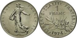 World Coins - Coin, France, Semeuse, Franc, 1974, Paris, , Nickel, KM:925.1