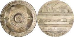 World Coins - France, Medal, Electricité-Gaz de France, Silvered bronze,