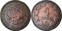 World Coins - Coin, Austria, Franz Joseph I, 4 Kreuzer, 1860, , Copper, KM:2194