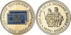 World Coins - Switzerland, Medal, 150 Ans de la Monnaie Suisse, 100 FRANCS, 2000