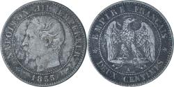 World Coins - France, 2 Centimes, 1855