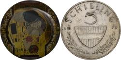 World Coins - Austria, Token, Gustave Klimt - Le Baiser, Copper-nickel,