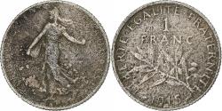 World Coins - France, Franc, Semeuse, 1915, Paris, Contemporary forgery, Silver,