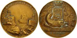 World Coins - France, Medal, Le Havre, Porte Océane, 1972, Saladin, , Bronze