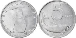 World Coins - Coin, Italy, 5 Lire, 1977, Rome, , Aluminum, KM:92