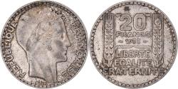World Coins - Coin, France, Turin, 20 Francs, 1933, Paris, Rameaux longs, , Silver