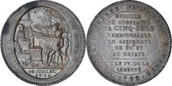 World Coins - France, Monneron de 5 Sols, 1792, , Bronze