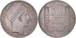 World Coins - Coin, France, Turin, 20 Francs, 1938, Paris, , Silver, KM:879