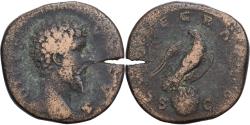 Ancient Coins - Roman Empire, Divus Lucius Verus, Sestertius, 169, Rome, Bronze,
