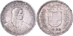 World Coins - Switzerland, 5 Francs, 1953, Bern, Silver, , KM:40