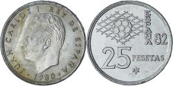 World Coins - Spain, Juan Carlos I, 25 Pesetas, 1980 (82), Madrid, , Cupronickel, KM:818