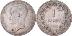 World Coins - Coin, Belgium, Franc, 1911, Brussels, , Silver, KM:72
