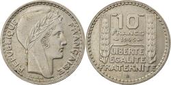 World Coins - Coin, France, Turin, 10 Francs, 1946, Beaumont - Le Roger, Rameaux longs