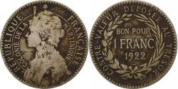 World Coins - Martinique, Franc, 1922, Paris, Copper-nickel, , KM:41