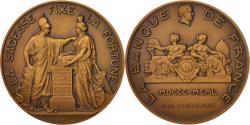 World Coins - France, Medal, Banque de France, Business & industry, XXth Century, Dumarest