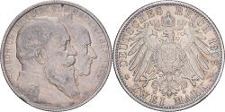 World Coins - Coin, German States, BADEN, Friedrich I, 2 Mark, 1906, , Silver, KM:276