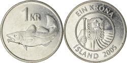 World Coins - Coin, Iceland, Krona, 2005