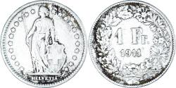 World Coins - Coin, Switzerland, Franc, 1911, Bern, , Silver, KM:24