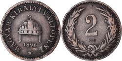 World Coins - Coin, Hungary, 2 Filler, 1896