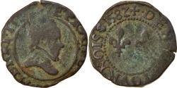 World Coins - Coin, France, Henri III, Denier Tournois, 1582, Rouen, , Copper